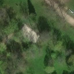 Sand Volleyball Court — aerial view
