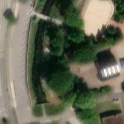 Sand Volleyball Court — aerial view
