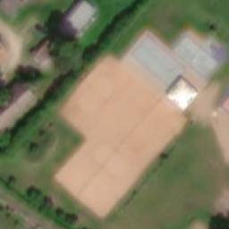 Sand Volleyball Court — aerial view
