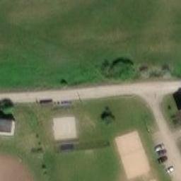 Sand Volleyball Court — aerial view