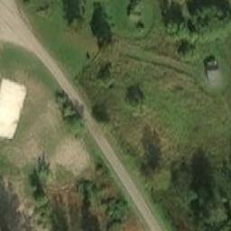 Sand Volleyball Court — aerial view