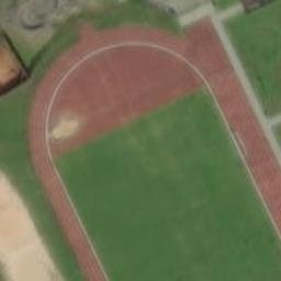 Sand Volleyball Court — aerial view