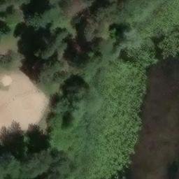 Sand Volleyball Court — aerial view