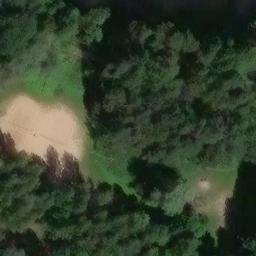Sand Volleyball Court — aerial view