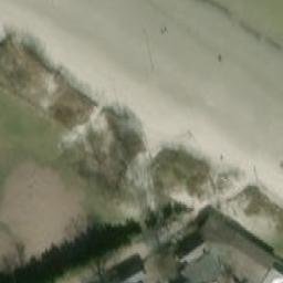 Sand Volleyball Court — aerial view