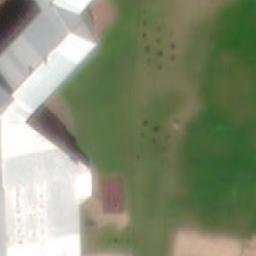 Sand Volleyball Court — aerial view