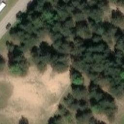 Sand Volleyball Court — aerial view