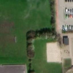 Sand Volleyball Court — aerial view