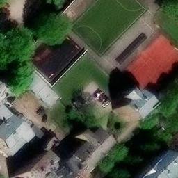 Volleyball Court — aerial view