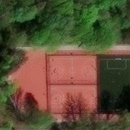 Volleyball Court — aerial view