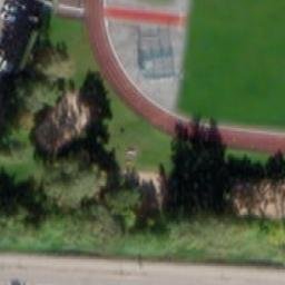 Sand Volleyball Court — aerial view