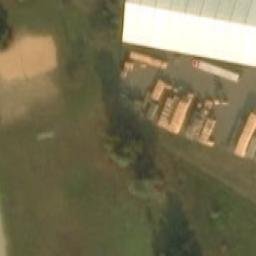 Sand Volleyball Court — aerial view