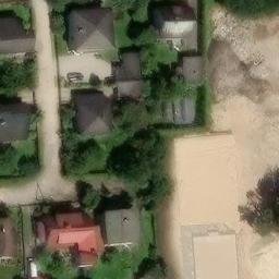 Sand Volleyball Court — aerial view