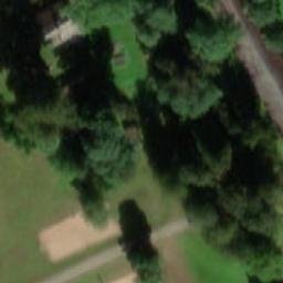 Sand Volleyball Court — aerial view
