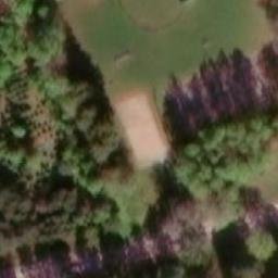 Sand Volleyball Court — aerial view