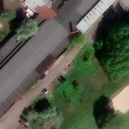 Sand Volleyball Court — aerial view