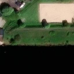 Sand Volleyball Court — aerial view