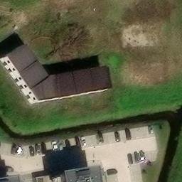 Sand Volleyball Court — aerial view
