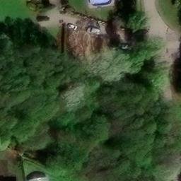 Sand Volleyball Court — aerial view
