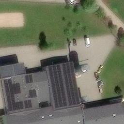 Sand Volleyball Court — aerial view