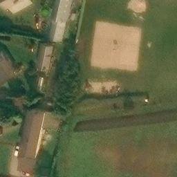 Sand Volleyball Court — aerial view