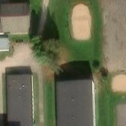 Sand Volleyball Court — aerial view
