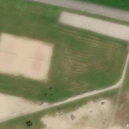 Sand Volleyball Court — aerial view