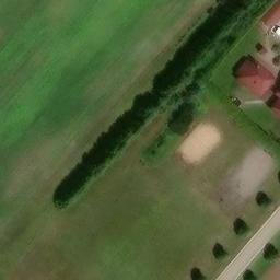 Sand Volleyball Court — aerial view