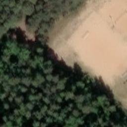 Sand Volleyball Court — aerial view