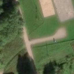 Sand Volleyball Court — aerial view