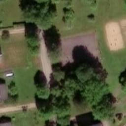 Sand Volleyball Court — aerial view