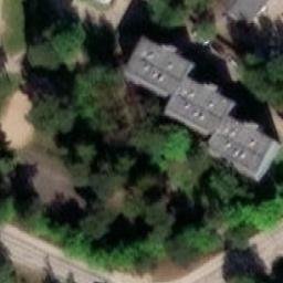 Sand Volleyball Court — aerial view