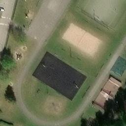 Sand Volleyball Court — aerial view
