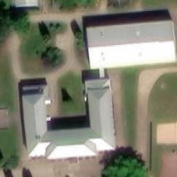 Sand Volleyball Court — aerial view