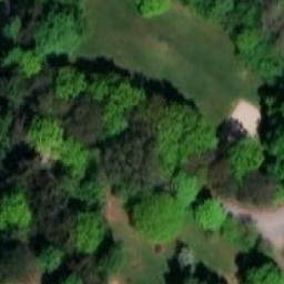 Sand Volleyball Court — aerial view