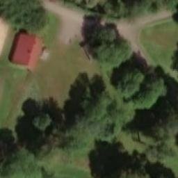 Sand Volleyball Court — aerial view