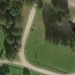 Sand Volleyball Court — aerial view