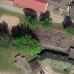 Sand Volleyball Court — aerial view