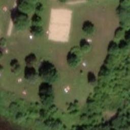 Sand Volleyball Court — aerial view