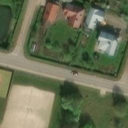 Sand Volleyball Court — aerial view