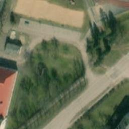 Sand Volleyball Court — aerial view