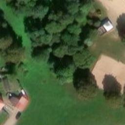 Sand Volleyball Court — aerial view
