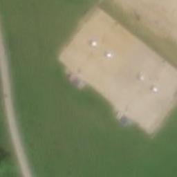 Sand Volleyball Court — aerial view