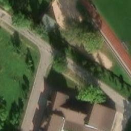 Sand Volleyball Court — aerial view