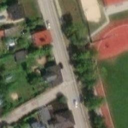 Sand Volleyball Court — aerial view