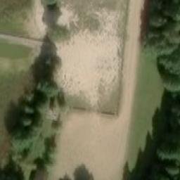 Sand Volleyball Court — aerial view