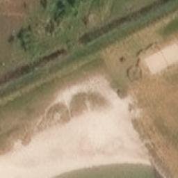 Sand Volleyball Court — aerial view