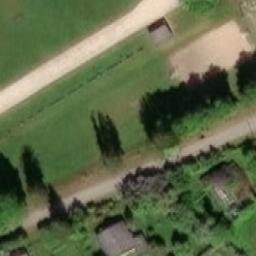 Sand Volleyball Court — aerial view