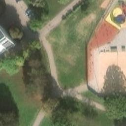 Volleyball Court — aerial view