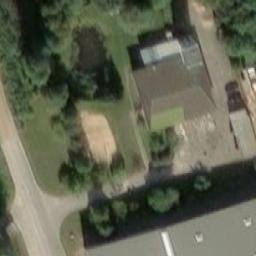 Sand Volleyball Court — aerial view